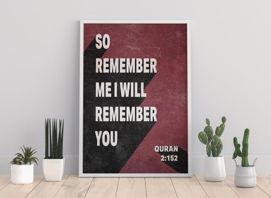 Quran art print, Islamic wall art print, 3d Islamic text art typography wall art print, red Islamic poster